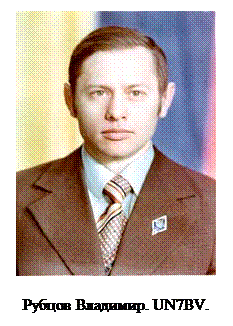 Text Box:  
Рубцов Владимир. UN7BV.

